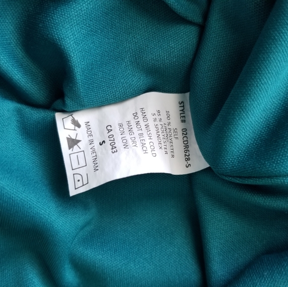 ☀️Turquoise knee length dress - Picture 4 of 4